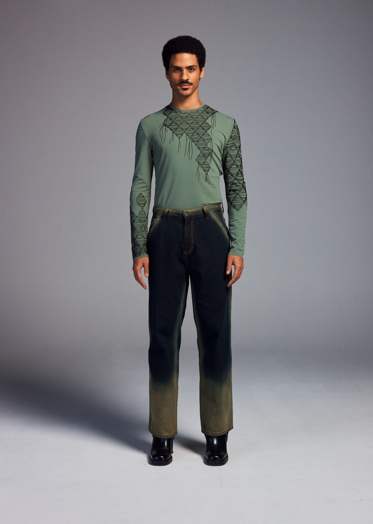 TOP VERT 3D HOMME