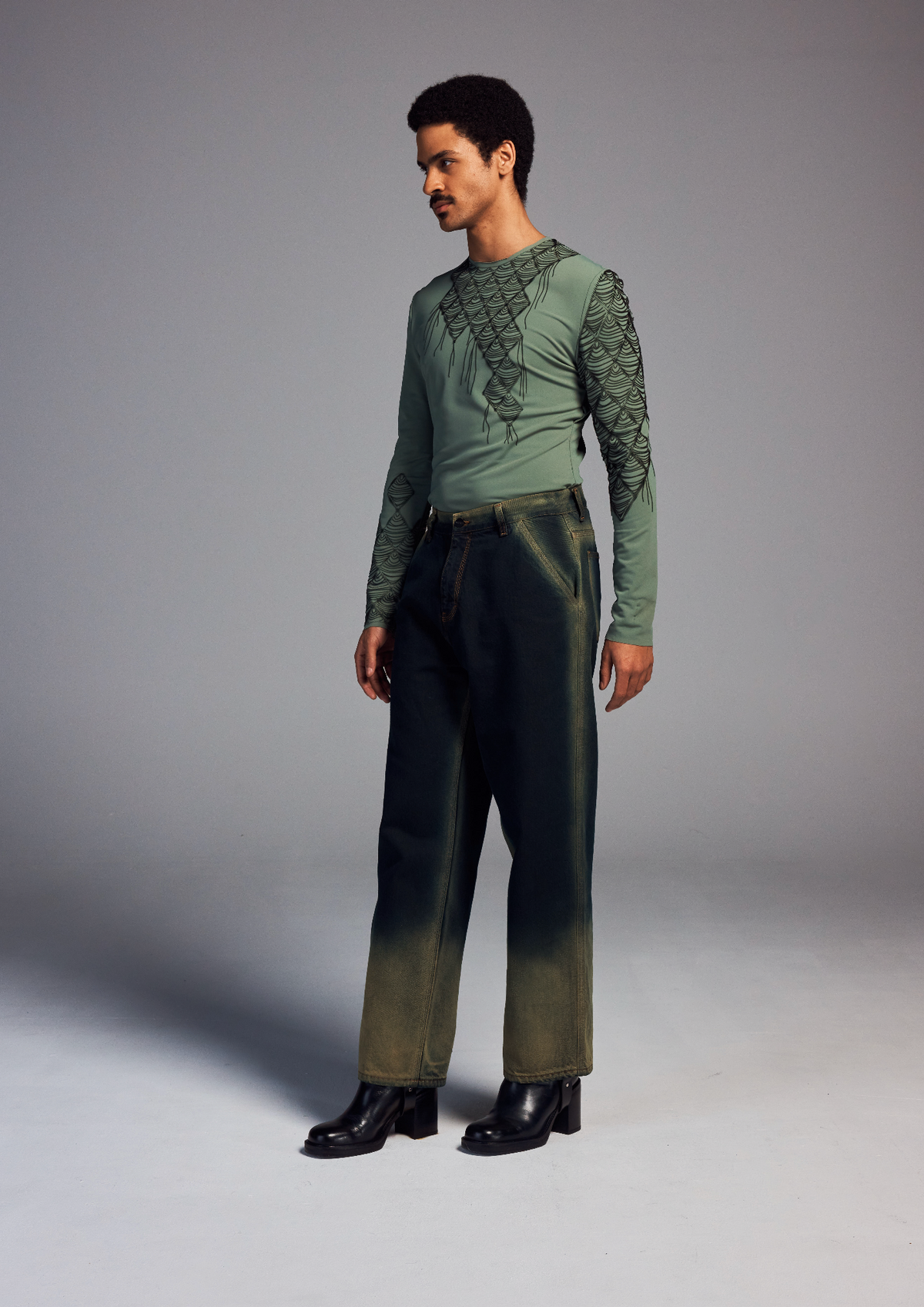 TOP VERT 3D HOMME