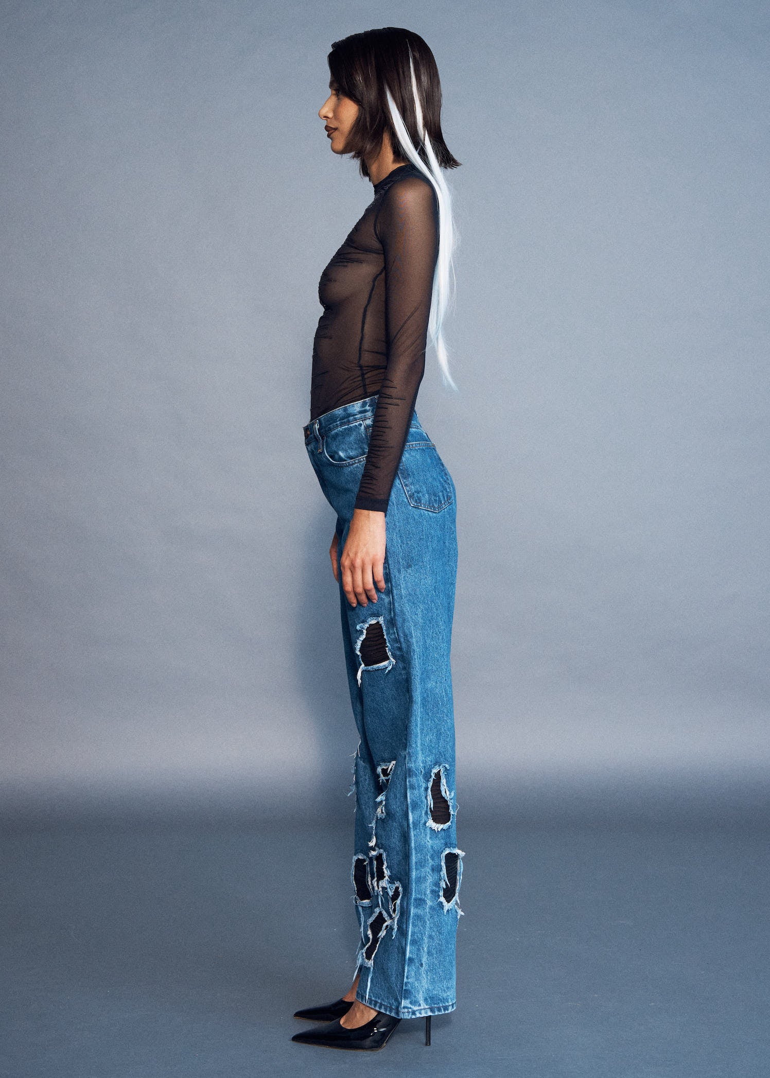 JEAN CATH BLEU & 3D FEMME