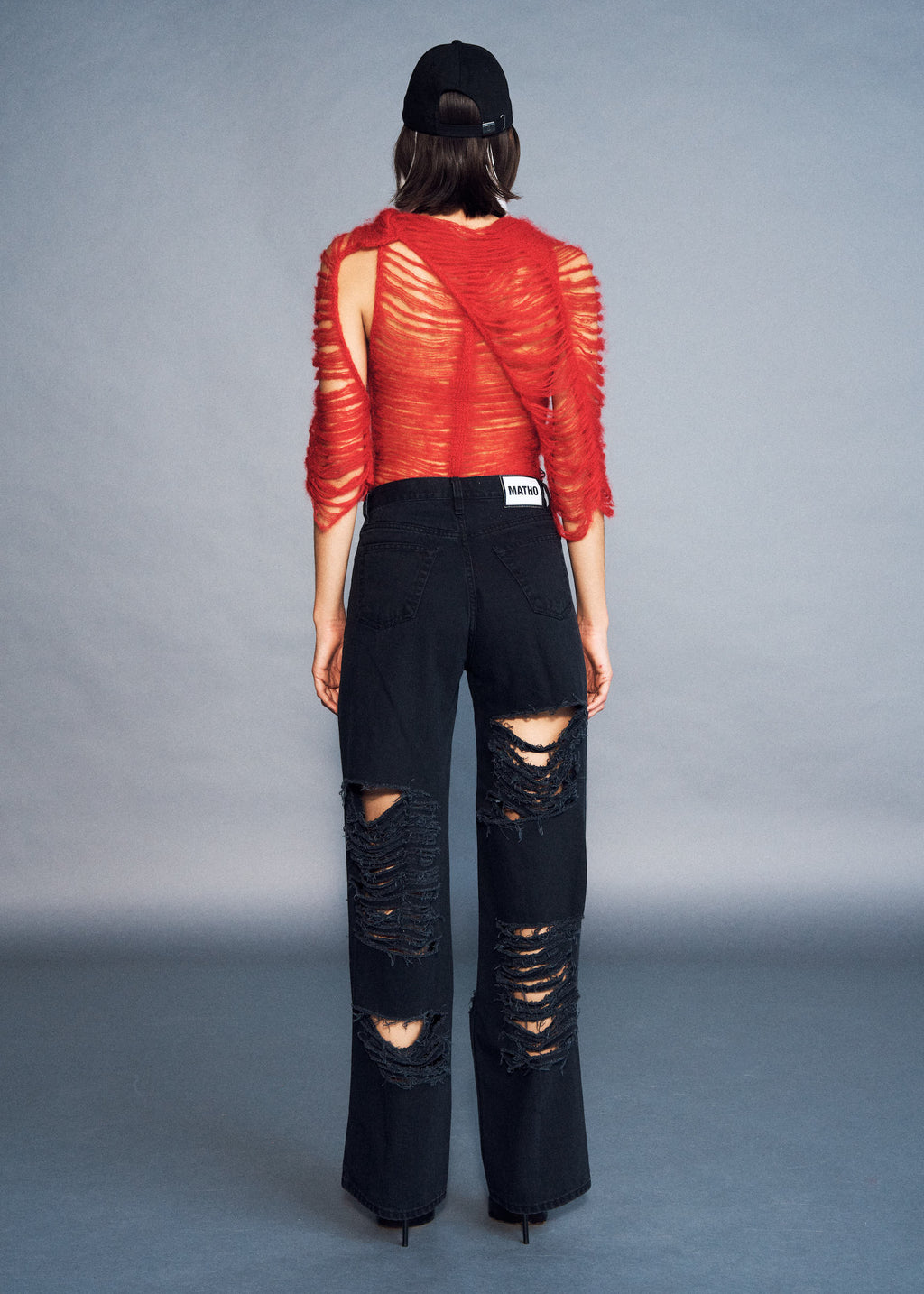 STORM TOP ROUGE MOHAIR