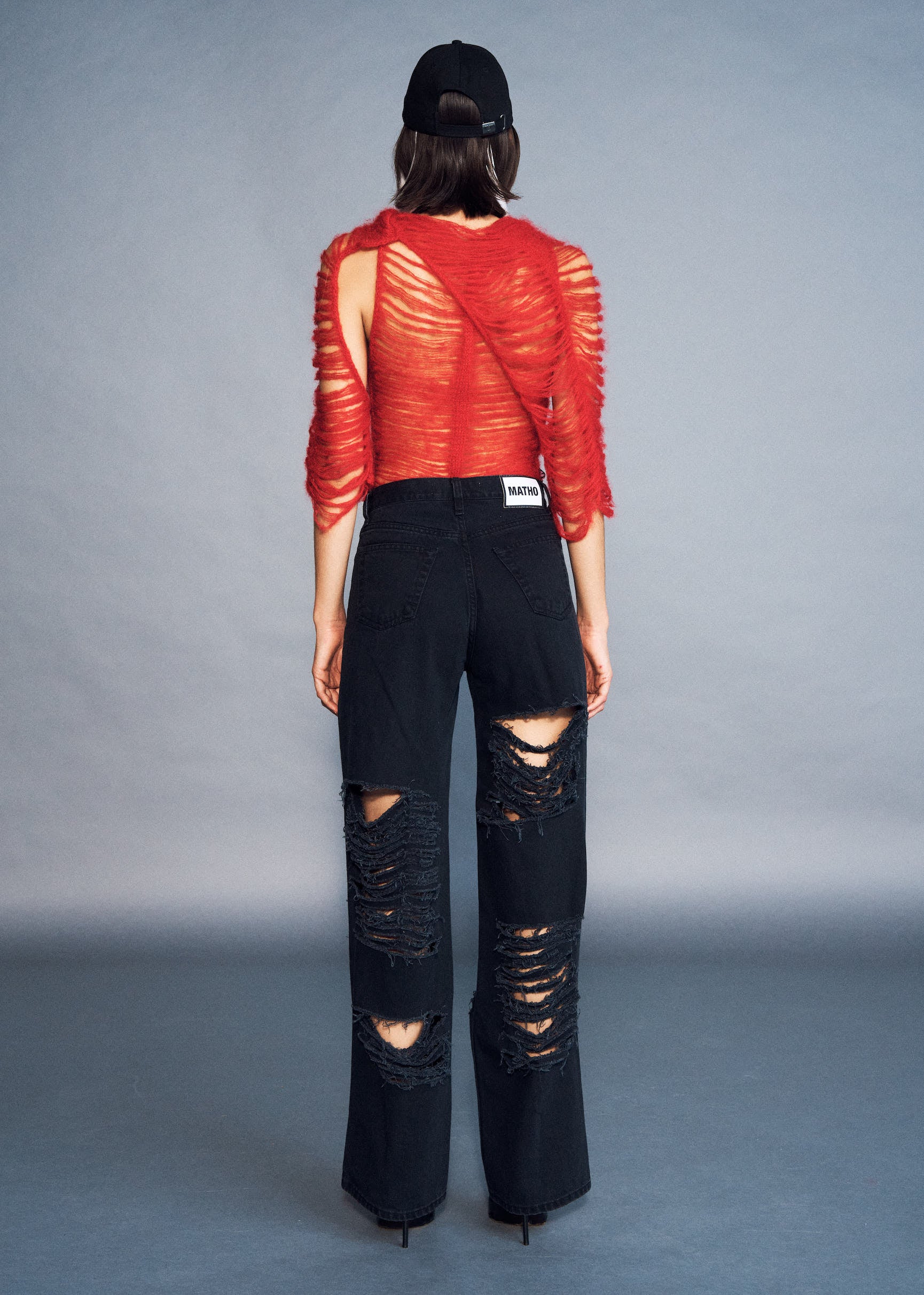 STORM TOP ROUGE MOHAIR