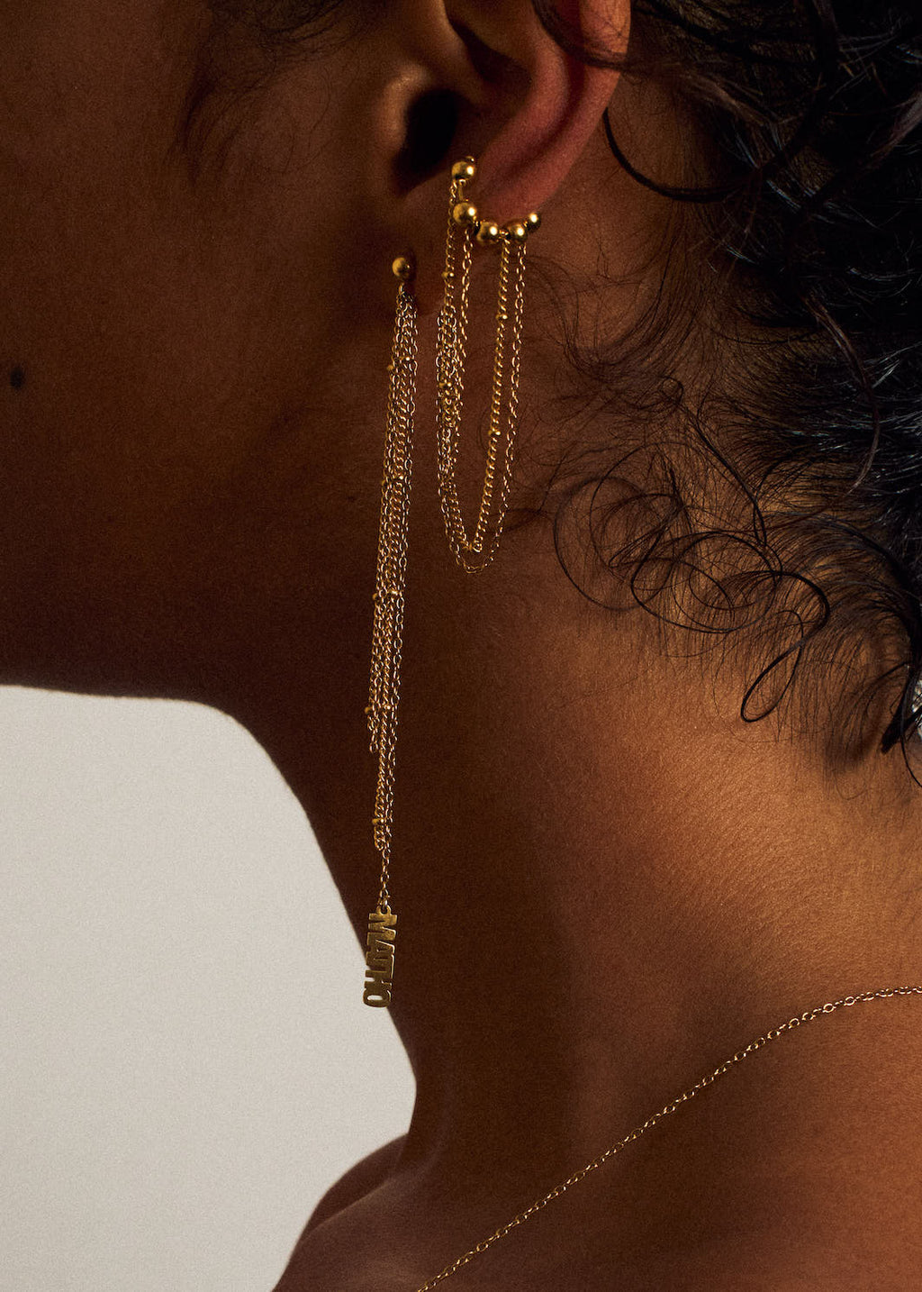 JUL BOUCLE D'OREILLE DORÉ