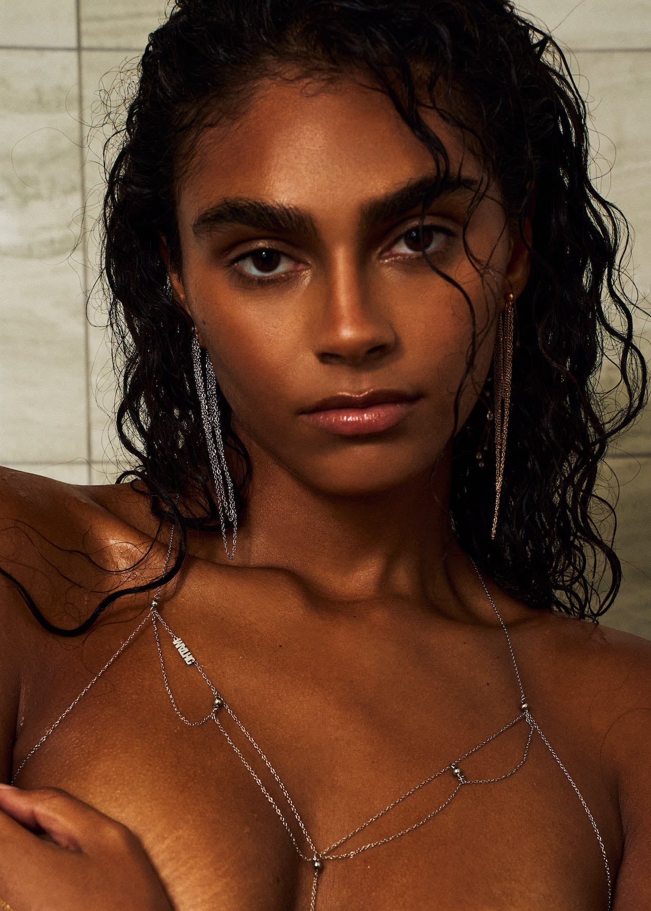 MATH BOUCLE D'OREILLE DORÉ