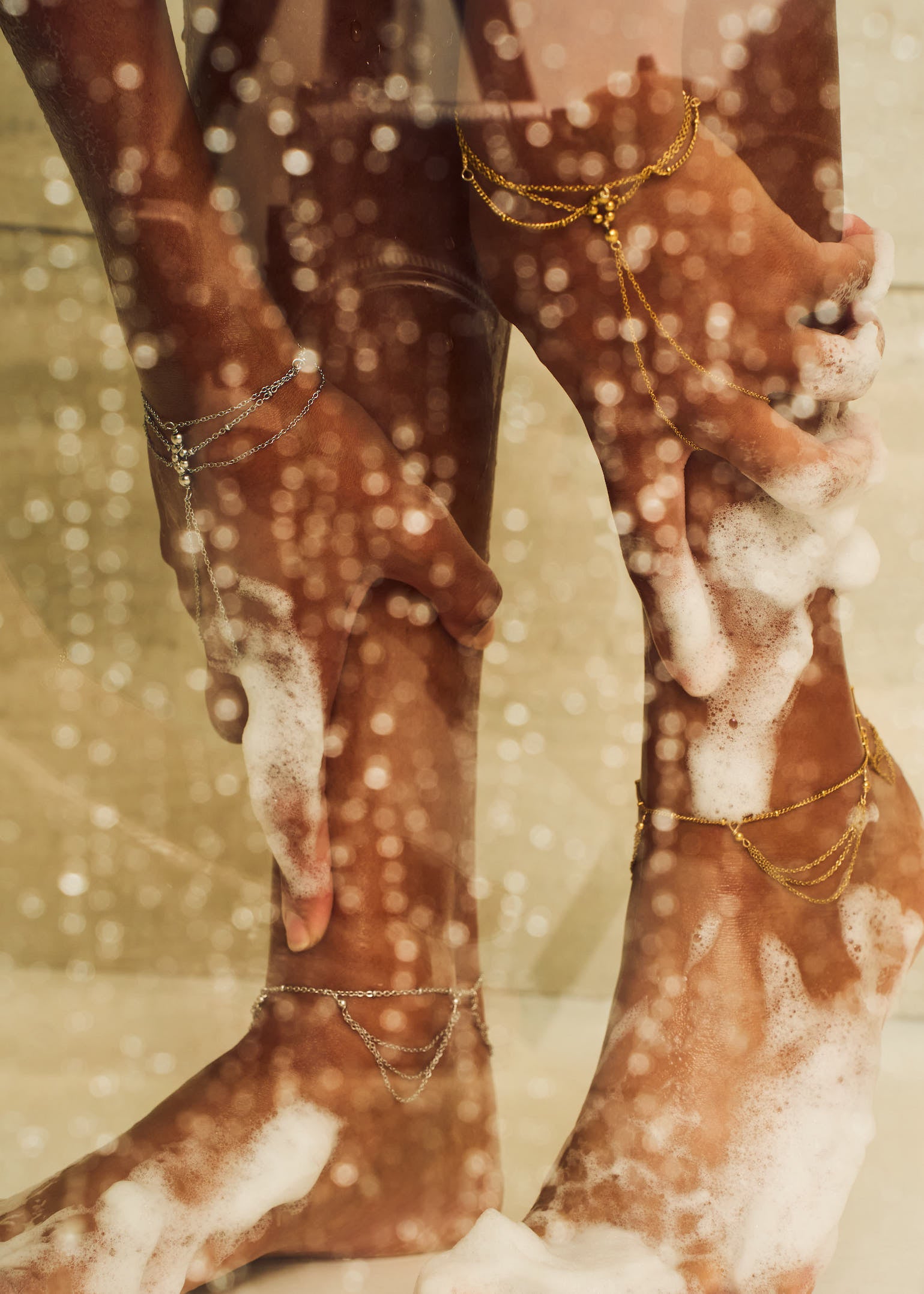 AMB BRACELET DE CHEVILLE DORÉ